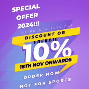 10% off special offer on Astrology Services